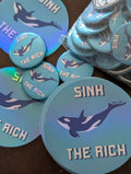 SINK THE RICH Orca Sticker and Button Pack